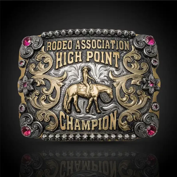 Crystal City Belt Buckle 